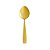 COLHER AÇO INOX P/SERVIR PISA DOURADO - Imagem 1