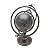 GLOBO MUNDI DECORATIVO METAL ANTIGUIDADE 37x20x50cm - Imagem 3