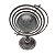GLOBO MUNDI DECORATIVO METAL ANTIGUIDADE 37x20x50cm - Imagem 1