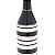 VASO DECORATIVO CERÂMICA PRETO/BRANCO 8x47cm - Imagem 4