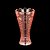 VASO CRISTAL PRINCESS ROSA 14x25cm - Imagem 2