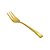 CJ 6 GARFOS AÇO INOX P/BOLO BERNA DOURADO - Imagem 1