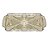 TRAVESSA CRISTAL RETANGULAR PRINCESS CHAMPANHE 35x21cm - Imagem 1