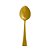 COLHER AÇO INOX P/SERVIR BERNA DOURADO - Imagem 1