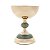 CENTRO DE MESA METAL DOURADO/VERDE 20x26cm - Imagem 2