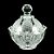 POTICHE DECORATIVO CRISTAL PRINCESS 11x11cm - Imagem 4