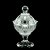POTICHE DECORATIVA CRISTAL C/PÉ PRINCESS 11x16cm - Imagem 4