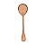 COLHER DE AÇO INOX P/SALADA PVD ROSE GENEVE - Imagem 1