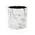 VASO CERÂMICA BRANCO/DOURADO 15x15cm - Imagem 3