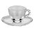 CJ 4 XÍCARAS CRISTAL P/CAFÉ C/PIRES PEARL 100ml - Imagem 2