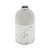 VASO DECORATIVO CERÂMICA MARBLE BRANCO 9x16cm - Imagem 1