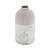 VASO DECORATIVO CERÂMICA MARBLE BRANCO 9x16cm - Imagem 2