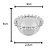 CJ 4 BOWLS CRISTAL PEARL 9cm - Imagem 3