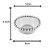 CJ 4 BOWLS CRISTAL PEARL 12cm - Imagem 3