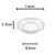 CJ 4 PRATOS CRISTAL PEARL 14cm - Imagem 2