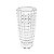 VASO DE CRISTAL DIAMOND 13,5X24,5cm - Imagem 1