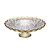PRATO CRISTAL P/BOLO C/PÉ ANGEL ÂMBAR 32x11cm - Imagem 2