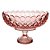 CENTRO DE MESA CRISTAL C/PÉ ANGEL ROSA 29x20cm - Imagem 1