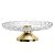 PRATO P/BOLO EM PVD DOURADO ANGELICA 30CM - Imagem 3