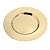 SOUSPLAT EM PVD DOURADO VIROLA 33CM - Imagem 1