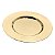 SOUSPLAT EM PVD DOURADO VIROLA 33CM - Imagem 3