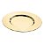 SOUSPLAT EM PVD DOURADO VIROLA 33CM - Imagem 2