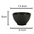 CJ 2 BOWLS PORCELANA PRETO 13cm 620ml - Imagem 6