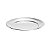 PRATO PARA SOBREMESA ELEGANCE PRATA 18CM - Imagem 6