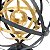 GLOBO METAL PRETO/DOURADO 36x35x51cm - Imagem 4