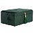 CAIXA DECORATIVA MADEIRA VELUDO VERDE 24x17x11cm - Imagem 1