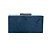 CAIXA DECORATIVA MADEIRA VELUDO AZUL 20x8x10cm - Imagem 2