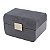 CAIXA DECORATIVA MADEIRA VELUDO CINZA 19x13x11cm - Imagem 2