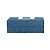 CAIXA DECORATIVA MADEIRA VELUDO AZUL 22x16x8cm - Imagem 3
