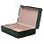 CAIXA DECORATIVA MADEIRA VELUDO VERDE 33x21x11cm - Imagem 4