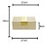 CAIXA DECORATIVA OFF WHITE 23x15x8cm - Imagem 4