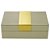CAIXA DECORATIVA CINZA 21x19x9cm - Imagem 1