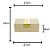 CAIXA DECORATIVA OFF WHITE 21x19x9cm - Imagem 4