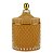 POTICHE DECORATIVO VIDRO LARANJA 11x17cm - Imagem 1