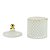 POTICHE DECORATIVO VIDRO BRANCO 9x13cm - Imagem 2