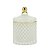 POTICHE DECORATIVO VIDRO BRANCO 9x13cm - Imagem 1