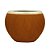 VASO DECORATIVO CERÂMICA MARROM 27x13x21cm - Imagem 2