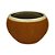 VASO DECORATIVO CERÂMICA MARROM 27x13x21cm - Imagem 1
