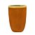 VASO DECORATIVO CERÂMICA MARROM 14x9x20cm - Imagem 2