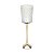 VASO VIDRO BASE DOURADA 13x12x50cm - Imagem 1