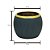 VASO DECORATIVO CERÂMICA AZUL 15x12cm - Imagem 3