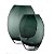 VASO VIDRO VERDE 10x8x24cm - Imagem 4
