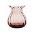 VASO VIDRO ROSE 14x9x18cm - Imagem 3