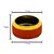 VASO DECORATIVO CERÂMICA LARANJA 15x7cm - Imagem 3