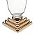 VASO VIDRO BASE DOURADA 15x12x41cm - Imagem 4