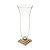 VASO VIDRO BASE DOURADA 15x12x41cm - Imagem 3